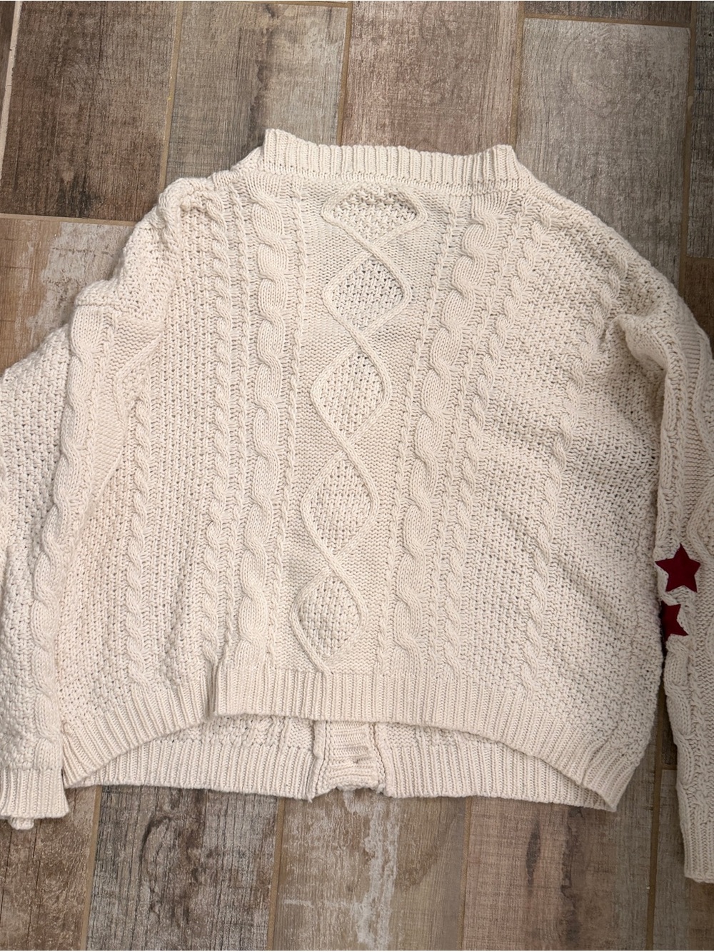 Taylor Swift Cable-Knit OG Red Cardigan M/L - Picture 5 of 5
